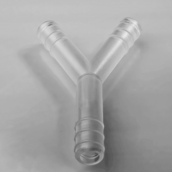 Bel-Art Wye (Y) Tubing Connectors for ⅜ in. Tubing; Polypropylene (Pack of 12) Bel-Art Wye (Y) Tubing Connectors for ⅜ in. Tubing; Polypropylene (Pack of 12)