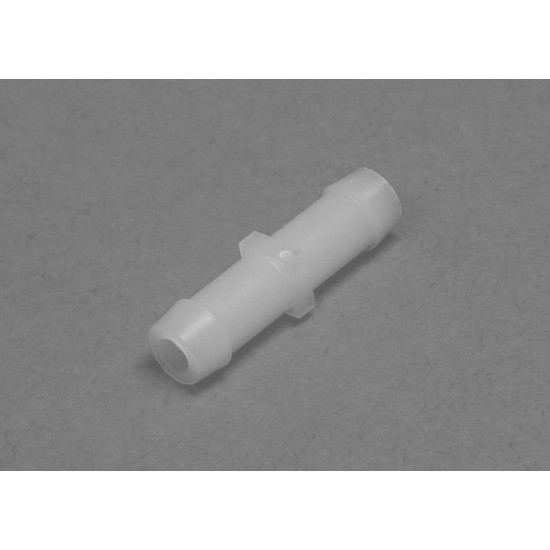 Bel-Art Straight Tubing Connectors for ⅛ in. Tubing; Polypropylene (Pack of 12)