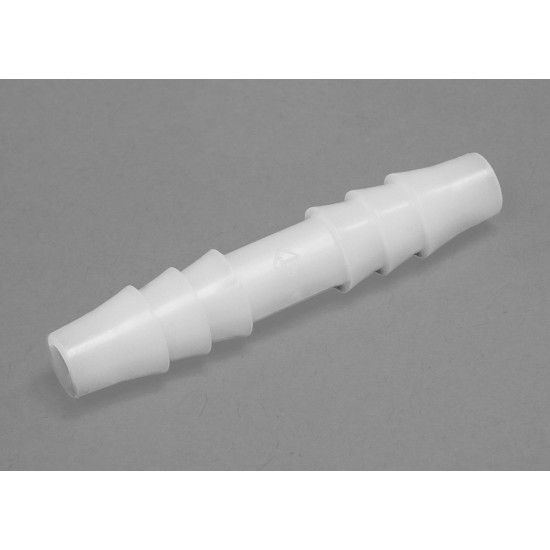 Bel-Art Straight Tubing Connectors for ¼ in. Tubing; Polypropylene (Pack of 12)