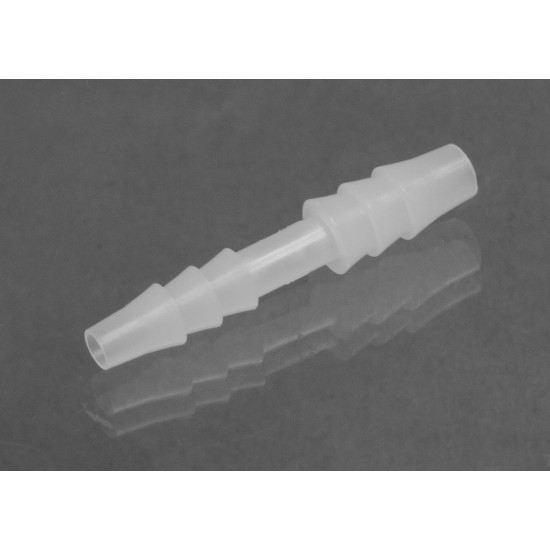 Bel-Art Stepped Tubing Connectors for ³⁄₁₆ in. to ¼ in. Tubing; Polypropylene (Pack of 12)