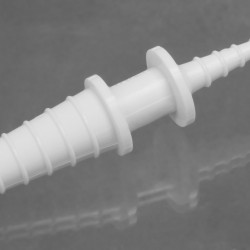 Bel-Art Stepped Tubing Connectors for ³⁄₁₆ in. to ½ in. Tubing; Polypropylene (Pack of 12)