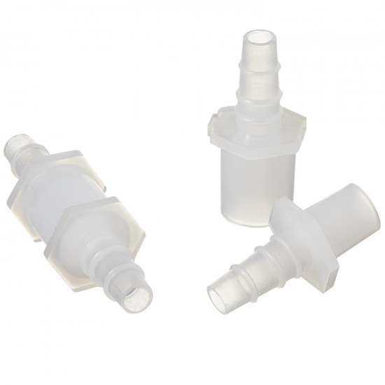 Bel-Art Mix and Match Quick Disconnects for ¼ to ⁵⁄₁₆ in. Tubing; Polyethylene (Pack of 12) Bel-Art Mix and Match Quick Disconnects for ¼ to ⁵⁄₁₆ in. Tubing; Polyethylene (Pack of 12)