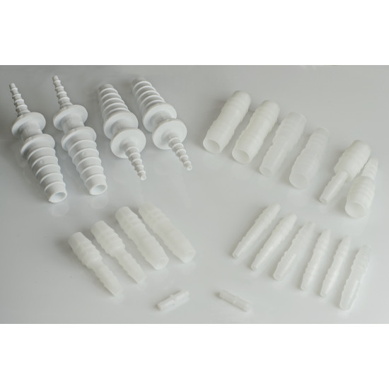 Bel-Art Tubing Connector 22-Piece Assortment; Polypropylene