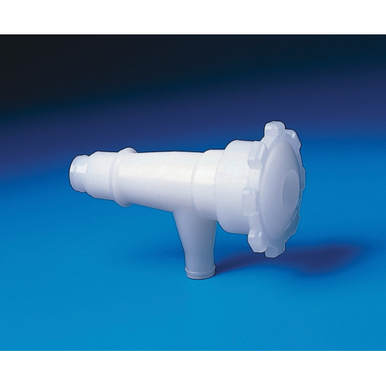 Bel-Art Heavy Duty Faucet; ¾ in. NPT with Male Threaded Outlet, Polyethylene Bel-Art Heavy Duty Faucet; ¾ in. NPT with Male Threaded Outlet, Polyethylene