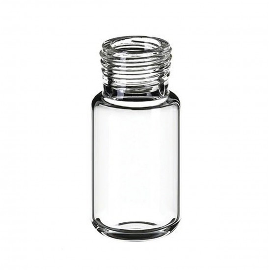 INNOTEG 10mL Clear Screw Neck Headspace Glass Vial, Round Bottom, φ22.5*46mm, 100/pk