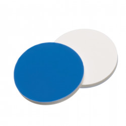 INNOTEG Blue PTFE/White Silicone Septum; Temperature Resistance -60~200℃, φ17.5*1.5mm, 100/pk