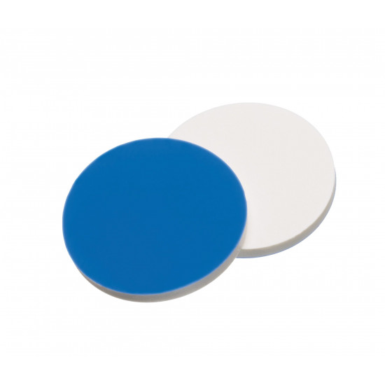 INNOTEG Blue PTFE/White Silicone Septum; Temperature Resistance -60~200℃, φ17.5*1.5mm, 100/pk