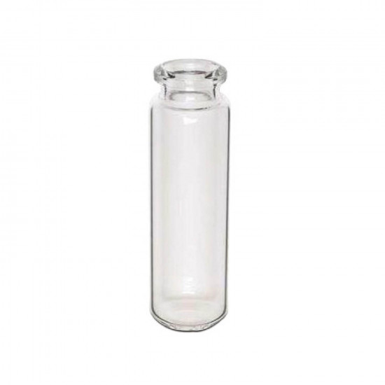 INNOTEG 20mL Clear Crimp Top Headspace Vial, Flat Bottom, Grade B, φ22.5*75mm, 100/pk