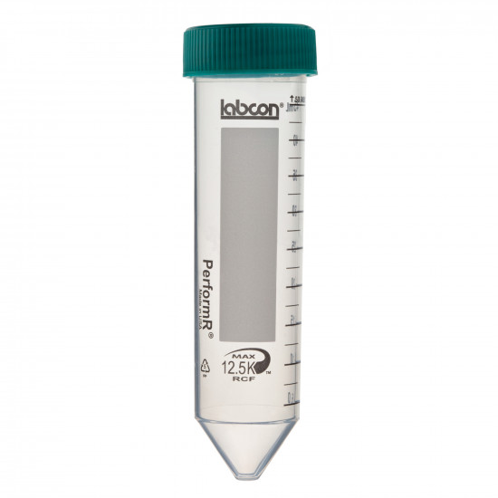 Labcon 50 mL PerformR® Centrifuge Tubes, 50 per Bag, Sterile (50pcs x 10 packs) Labcon 50 mL PerformR® Centrifuge Tubes, 50 per Bag, Sterile (50pcs x 10 packs)