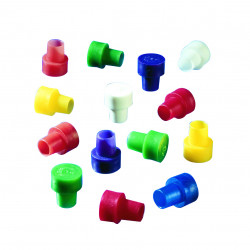 Wilmad NMR TUBE CAP,5MM,AQUA,100/PK